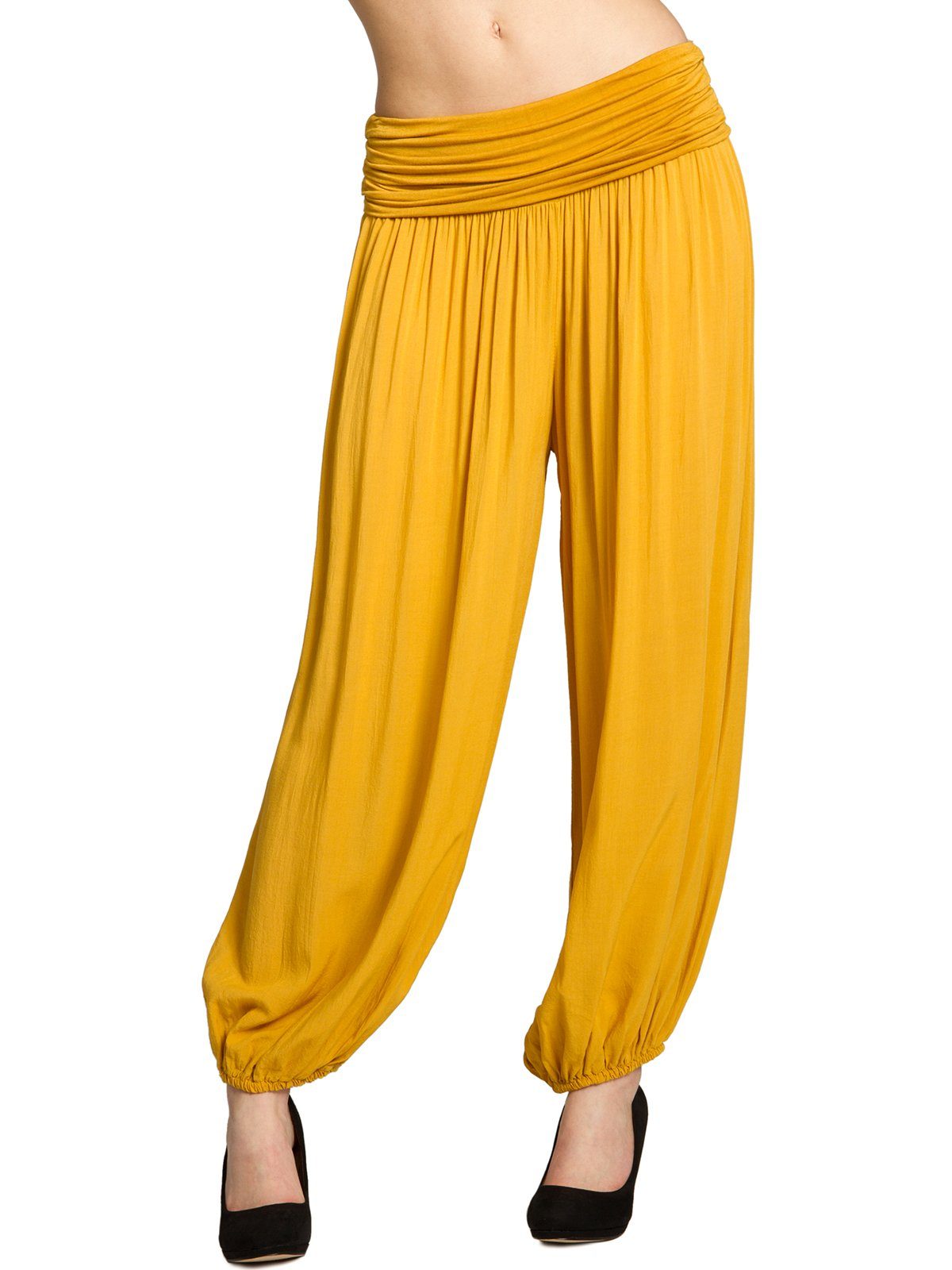 Caspar Stoffhose KHS035 leichte Damen Sommer günstig online kaufen