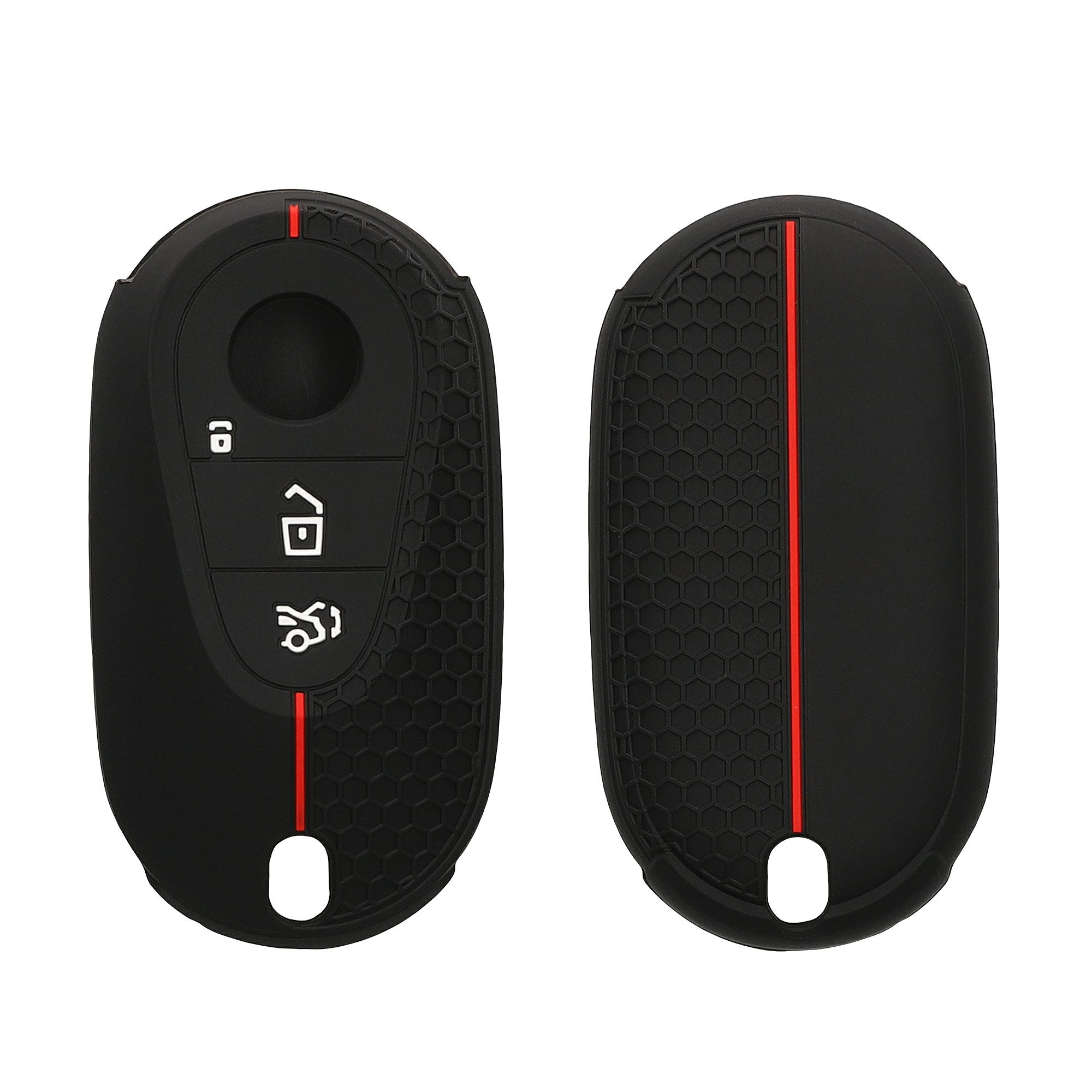 kwmobile Schlüsseltasche Autoschlüssel Silikon Hülle für günstig online kaufen