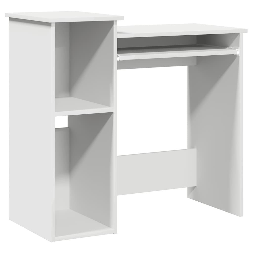 vidaXL Schreibtisch Schreibtisch mit Regalen Weiß günstig online kaufen