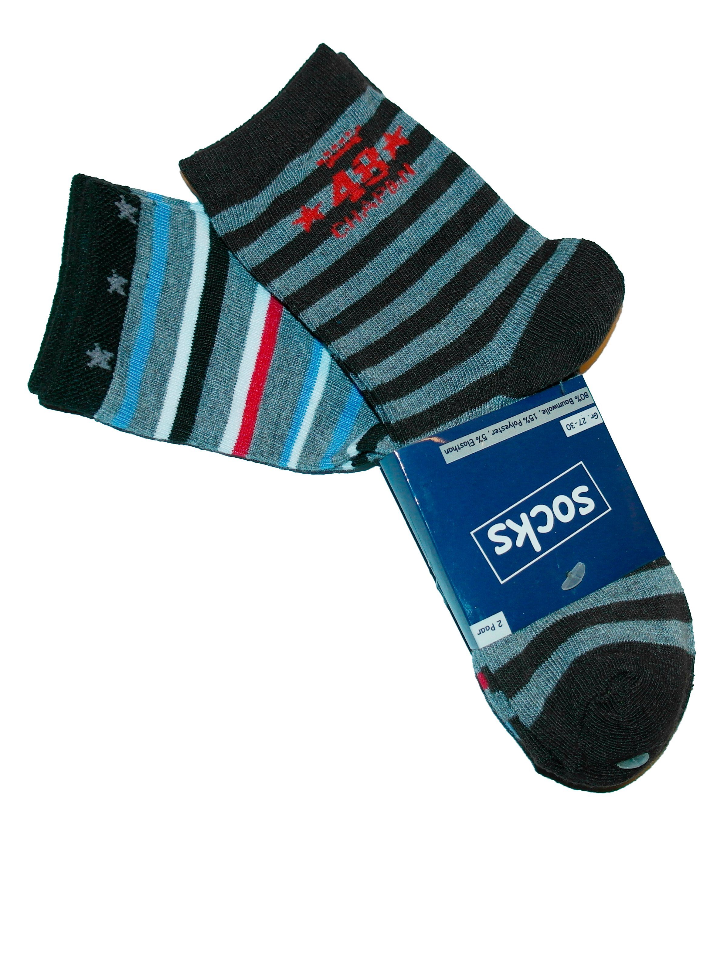 YESET Socken Kinder Jungen Socken 2 Paar Strümpfe verschiedene Motive