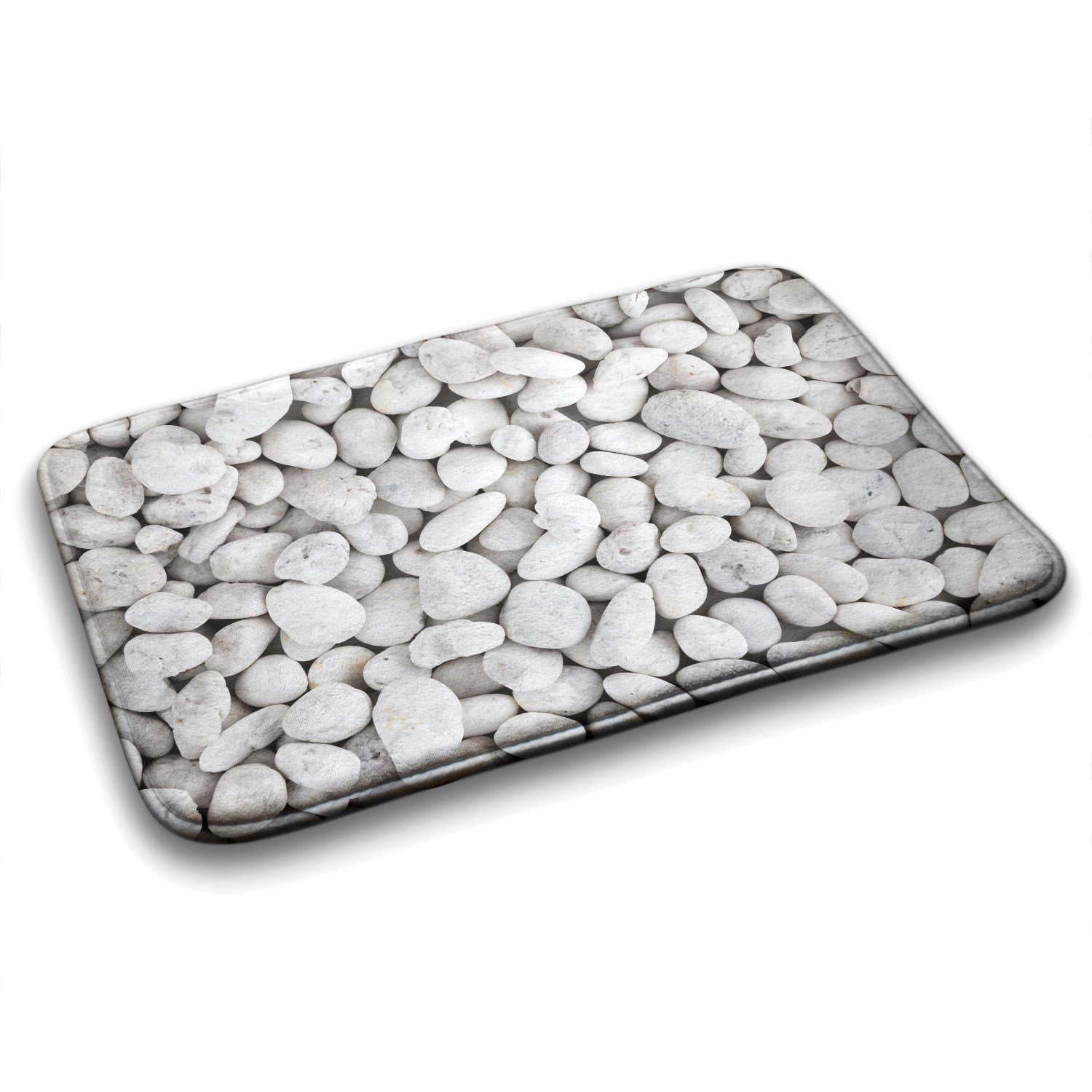Tulup Teppich Badteppich Saugfähige Badezimmer Teppich Badvorleger Badematte, Höhe: 10 mm, 75 cm x 45 cm