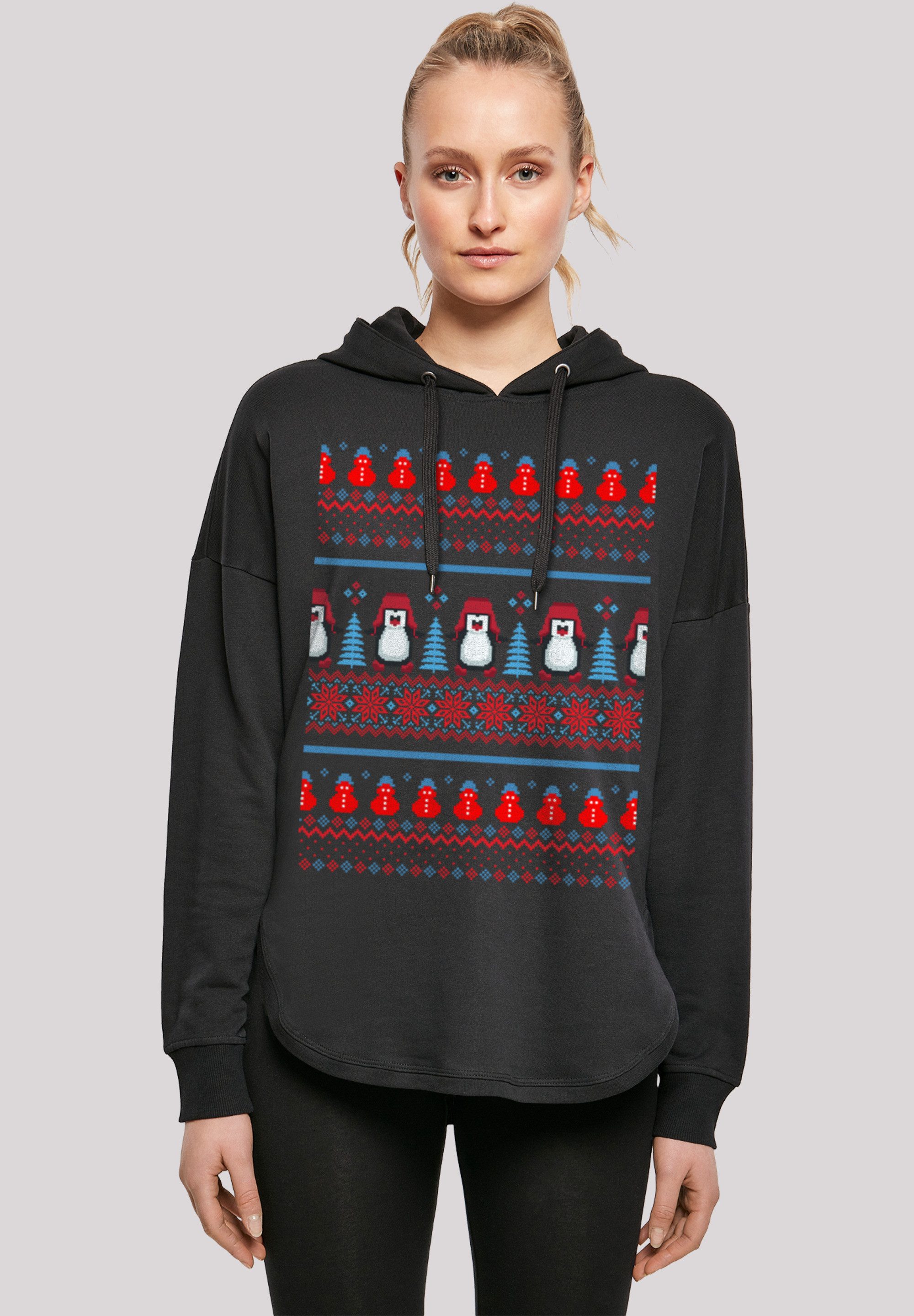 F4NT4STIC Kapuzenpullover "Christmas Pinguin Muster", Print günstig online kaufen