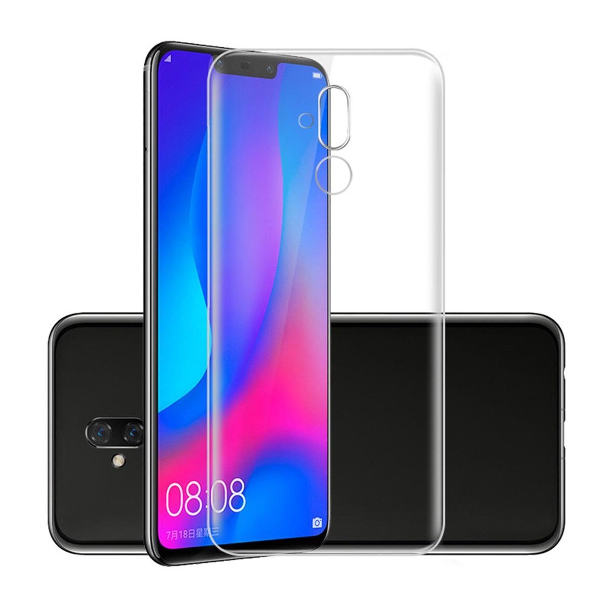 CoverKingz Handyhülle Huawei Mate 20 Lite Handy Hülle Silikon Case Schutzhülle Cover Klar