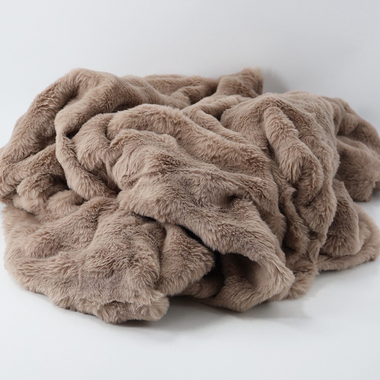 Wohndecke Fair De Luxe Kuscheldecke 100% Polyester, Plaid/Wohndecke, Taupe, Heinrich Glaeser Nachf. GmbH – Bild 5 von 5
