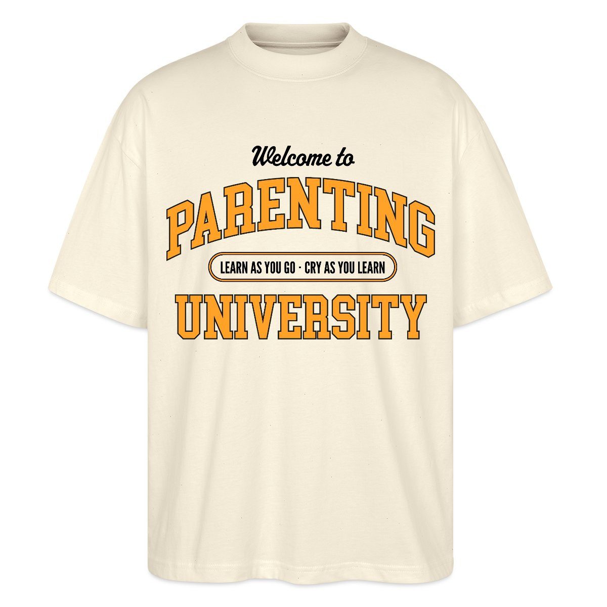T-Shirt Parenting University Lustiges Eltern Humor Motiv Oversize Unisex T-Shi