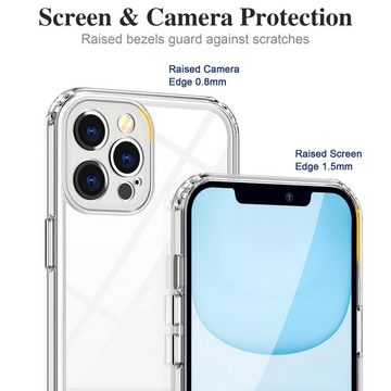 Protectorking Handyhülle Schutzhülle für iPhone 12 Pro Max Kamera Case Panzerhülle Handyhülle 6,7 Zoll, Schutz.