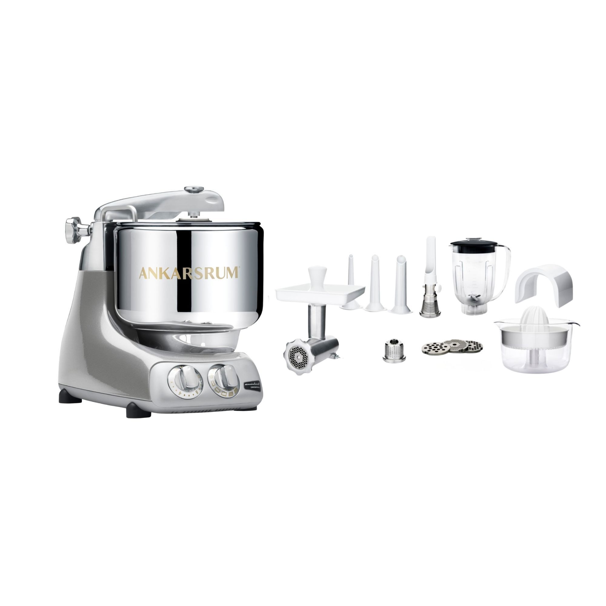 ANKARSRUM Küchenmaschine Ankarsrum Paket Allrounderset mit Deluxe Zubehörset