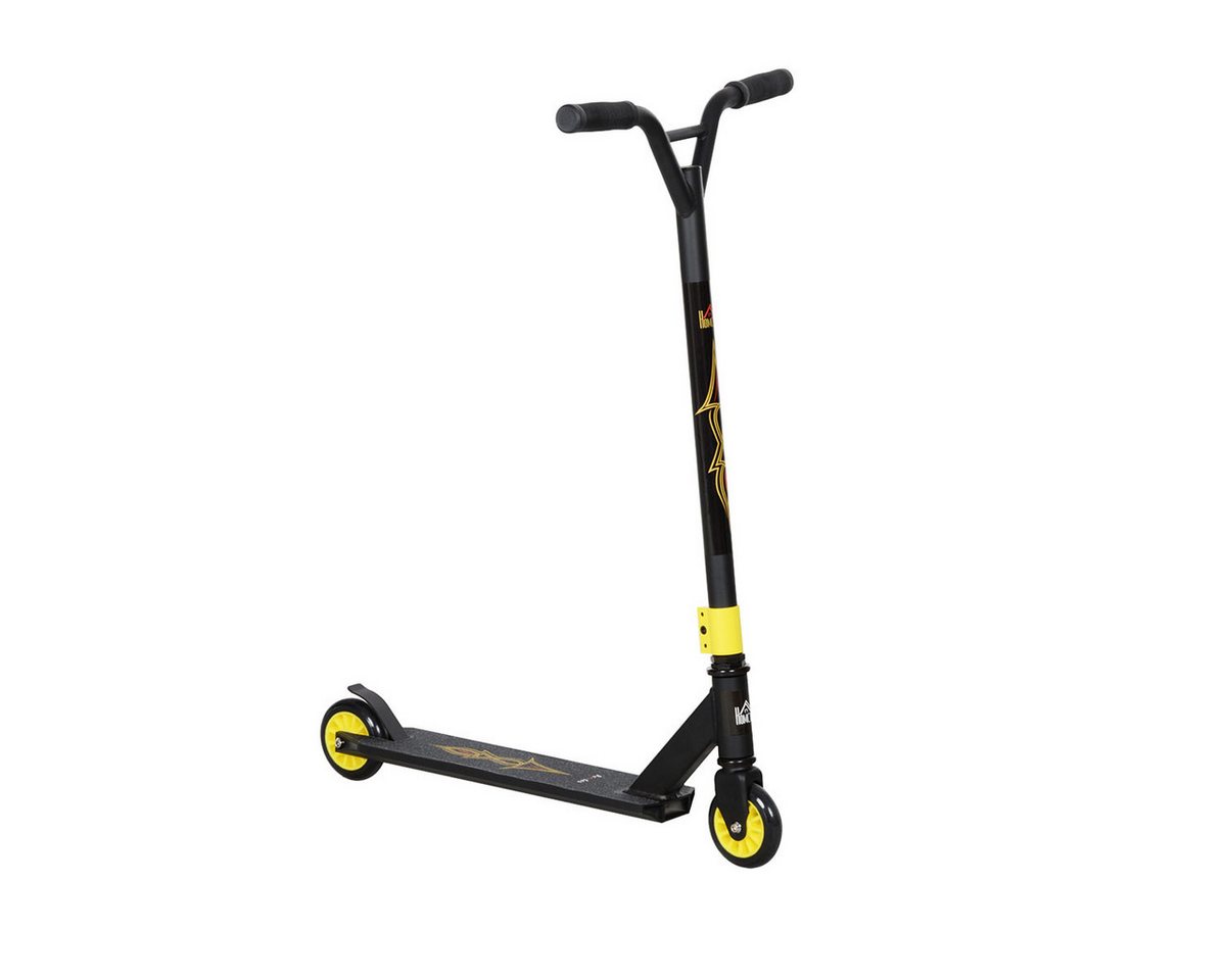 Thumbnail - XDOVET Cityroller Stuntscooter mit ABEC 9 Kugellagern und 100 mm Kunstleder Räder, Kickscooter Trick Roller Tretroller C...