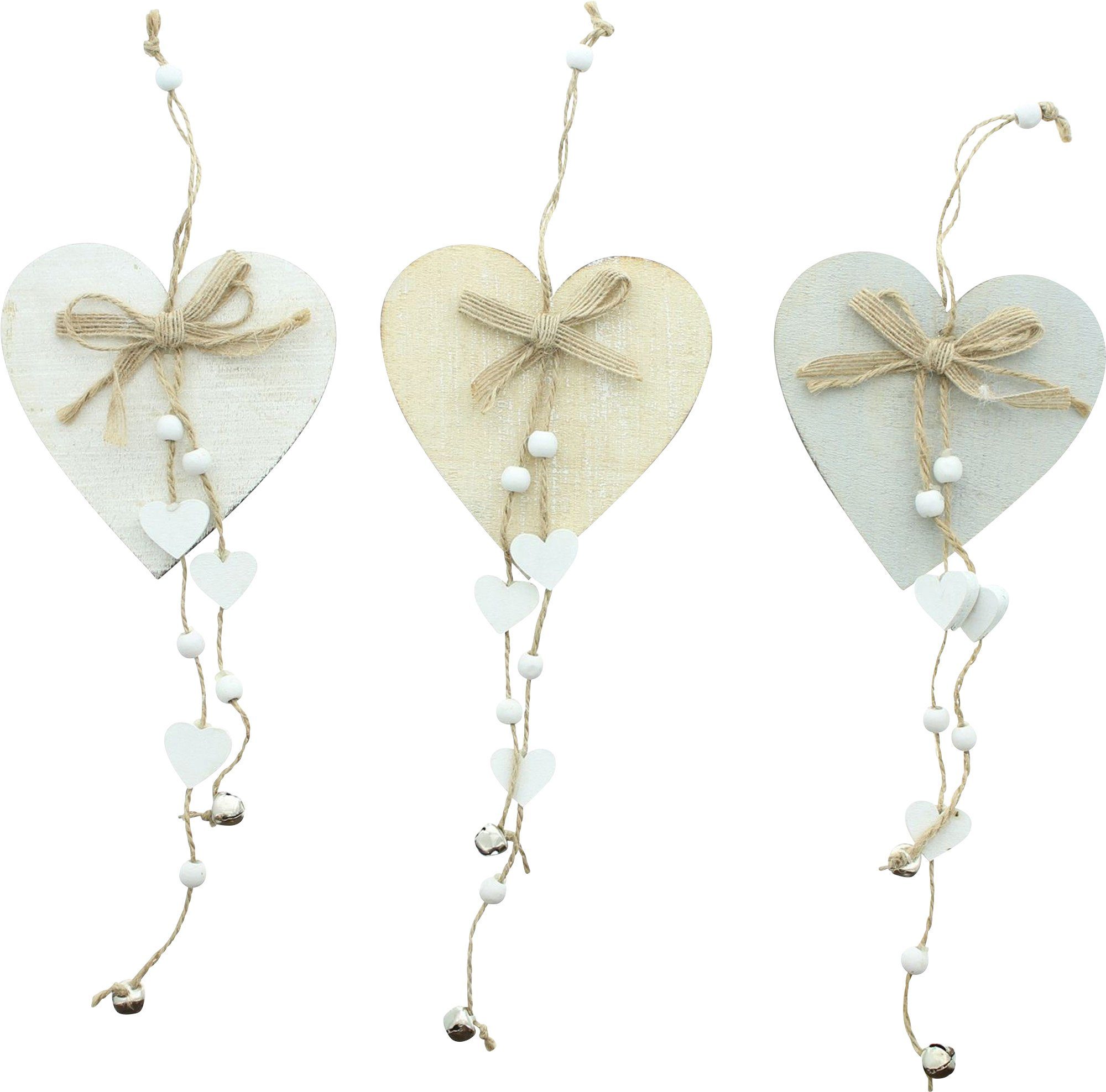 Dekohänger Deko-Hänger "Herz" 3er-Set