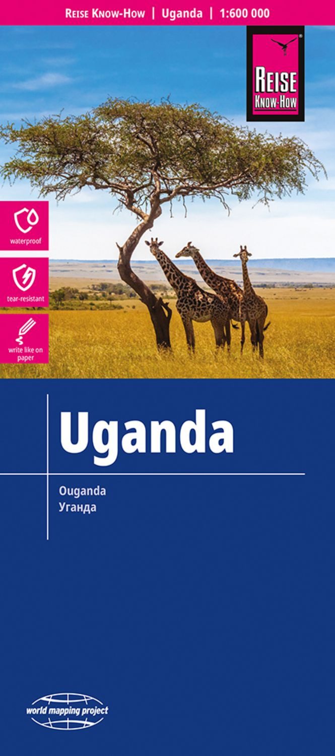 Reise Know-How Landkarte Uganda (1:600.000) / Reise Know-How Verlag Peter Rump
