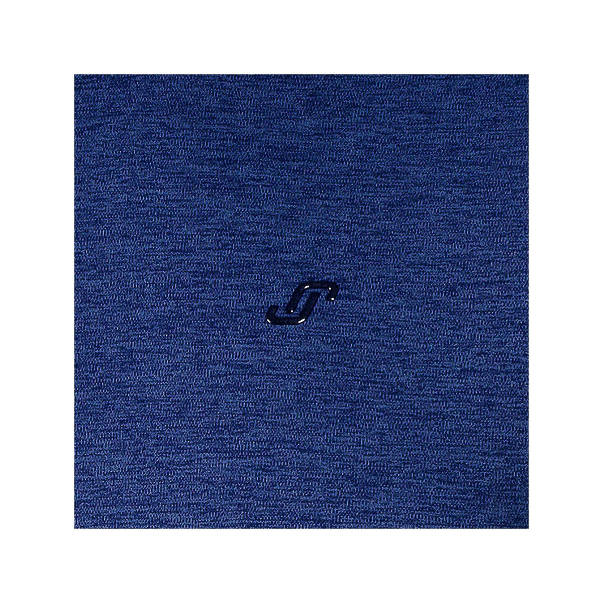 JOY & FUN T-Shirt melange moonlight blau regular (1-tlg)