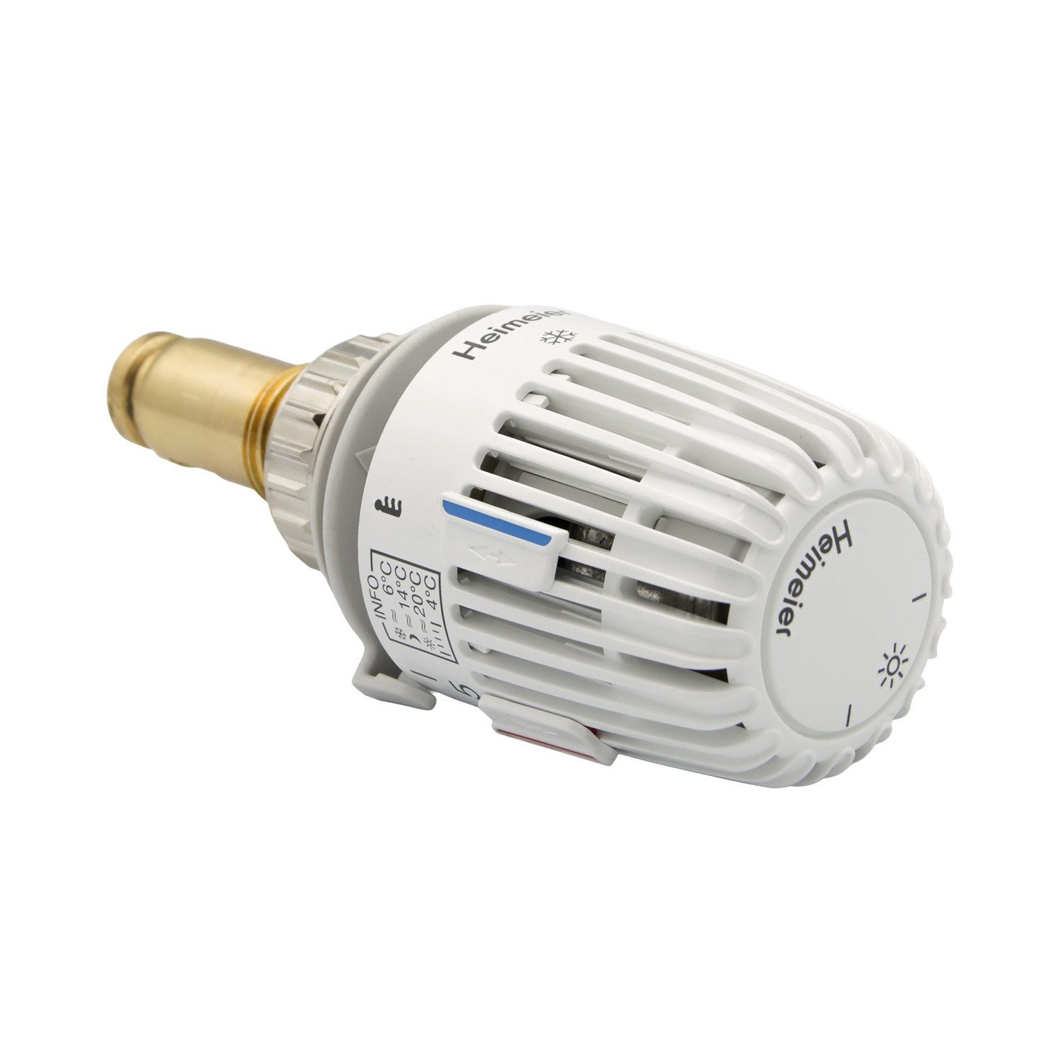 IMI Heimeier Heizkörperthermostat Universalset Einsatz kurz - Ventileinsatz kurz mit Thermostatkopf
