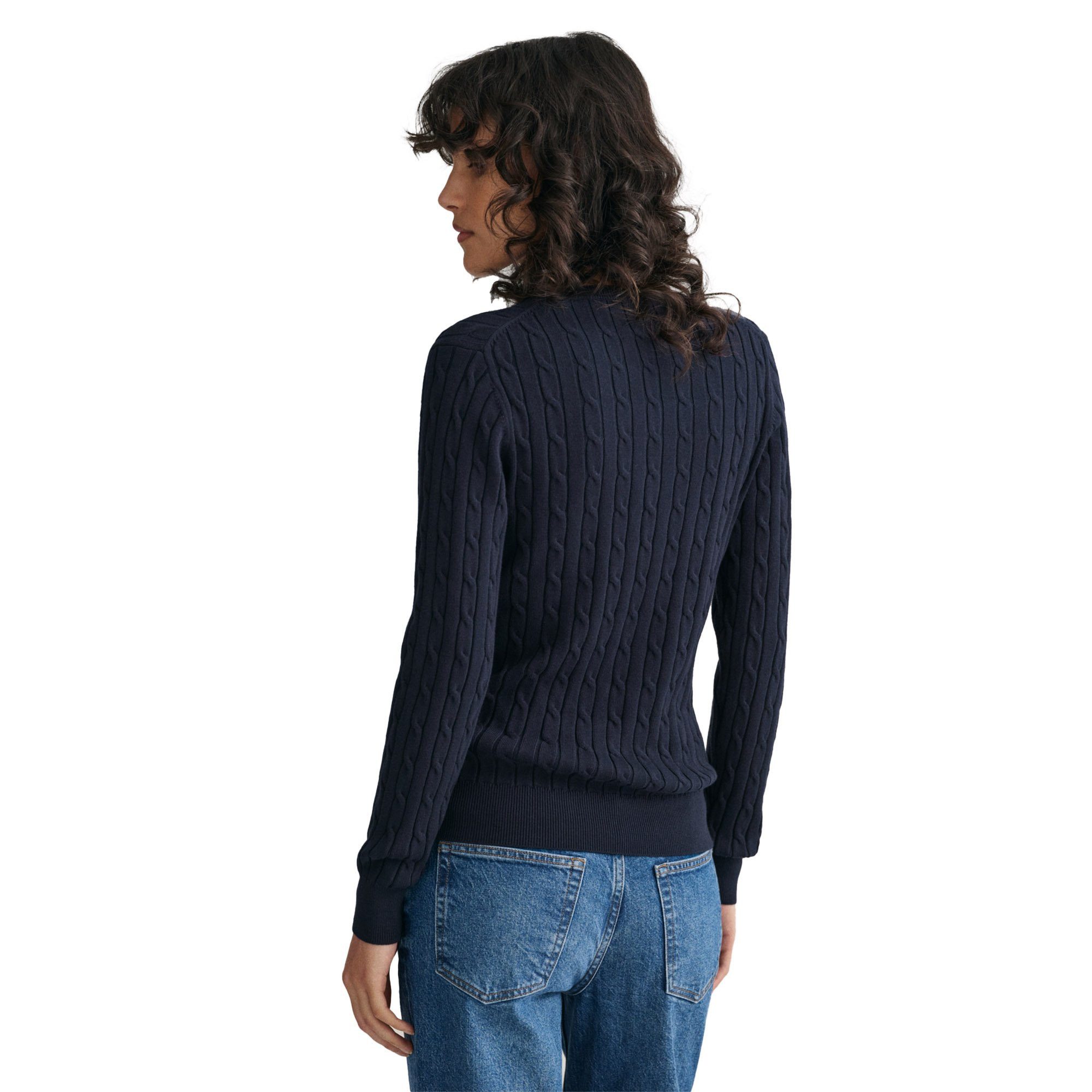 Gant Sweater Damen Strickpullover Baumwolle