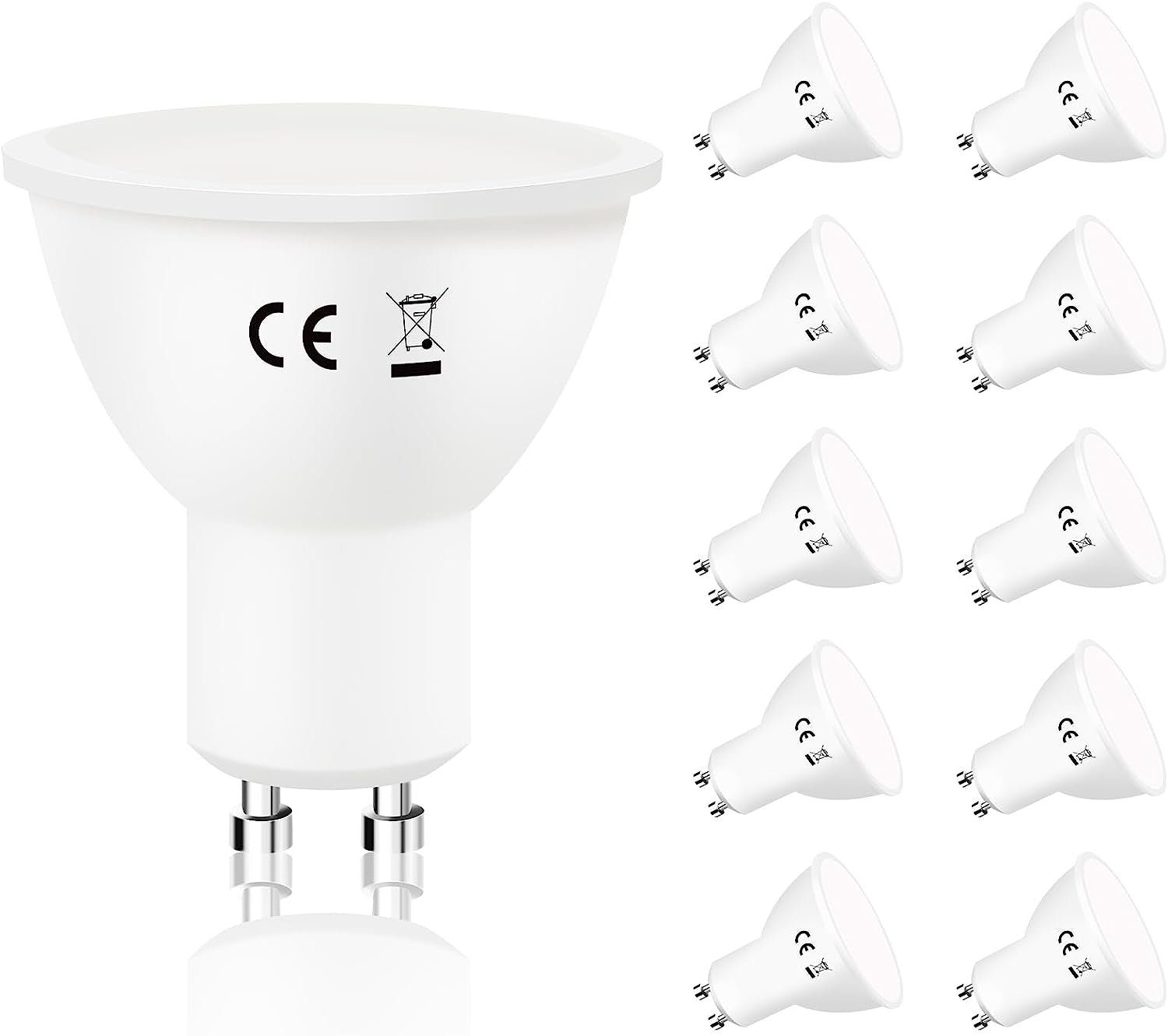 ZMH LED-Leuchtmittel 6W Energiesparlampe Abstrahlwinkel 110° Spot Reflektor günstig online kaufen