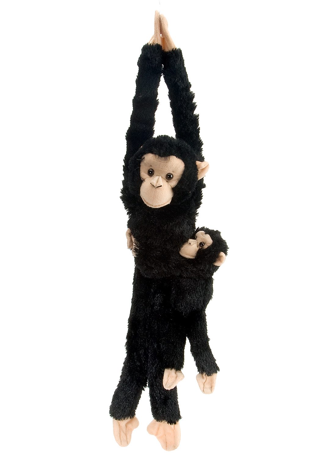 Kuscheltier Wild Republic - Kuscheltier - Hanging Monkey - Schimpanse mit Baby
