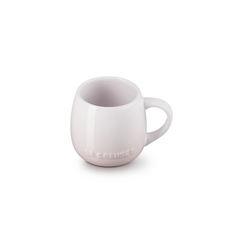LE CREUSET Becher LeCreuset Kaffeebecher Coupe 320ml, Auswahl Shell Pink, Steinzeug