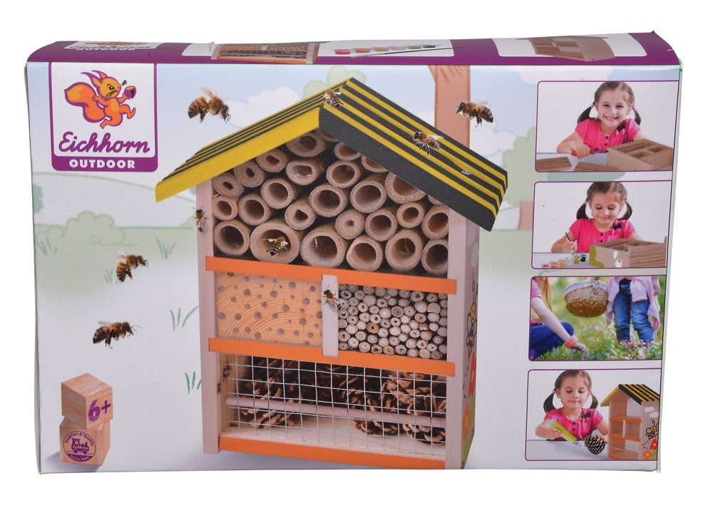 bemalen Bienenhaus Eichhorn 100004584 Outdoor Garten zum Spielzeug Kreativset Eichhorn