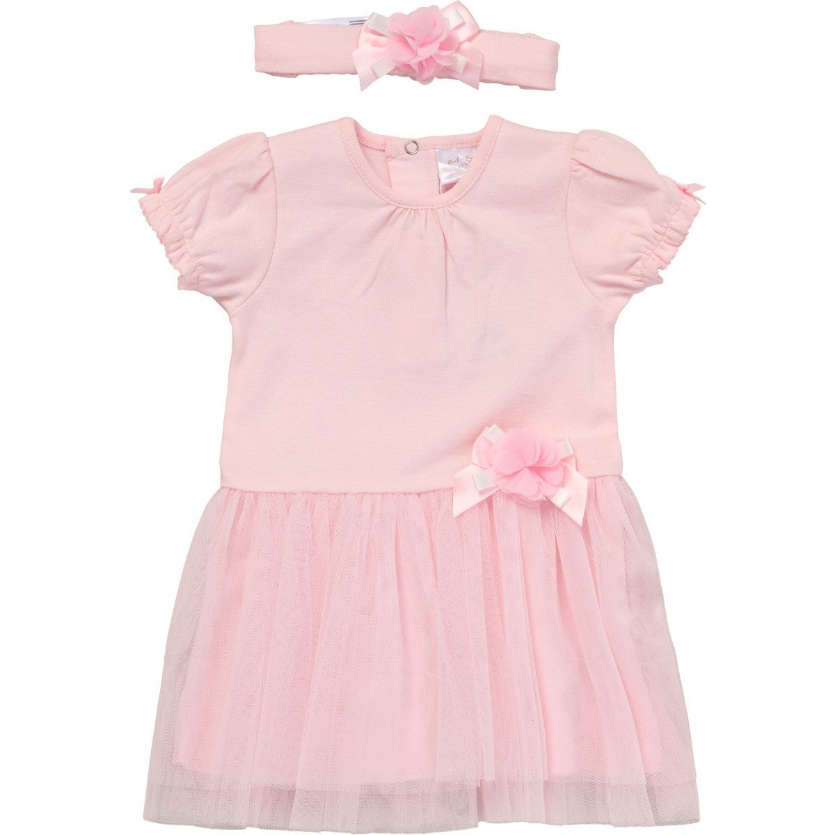 Rock a Bye Baby Boutique Kleid & Haarband Schleife Mädchen (2-tlg)