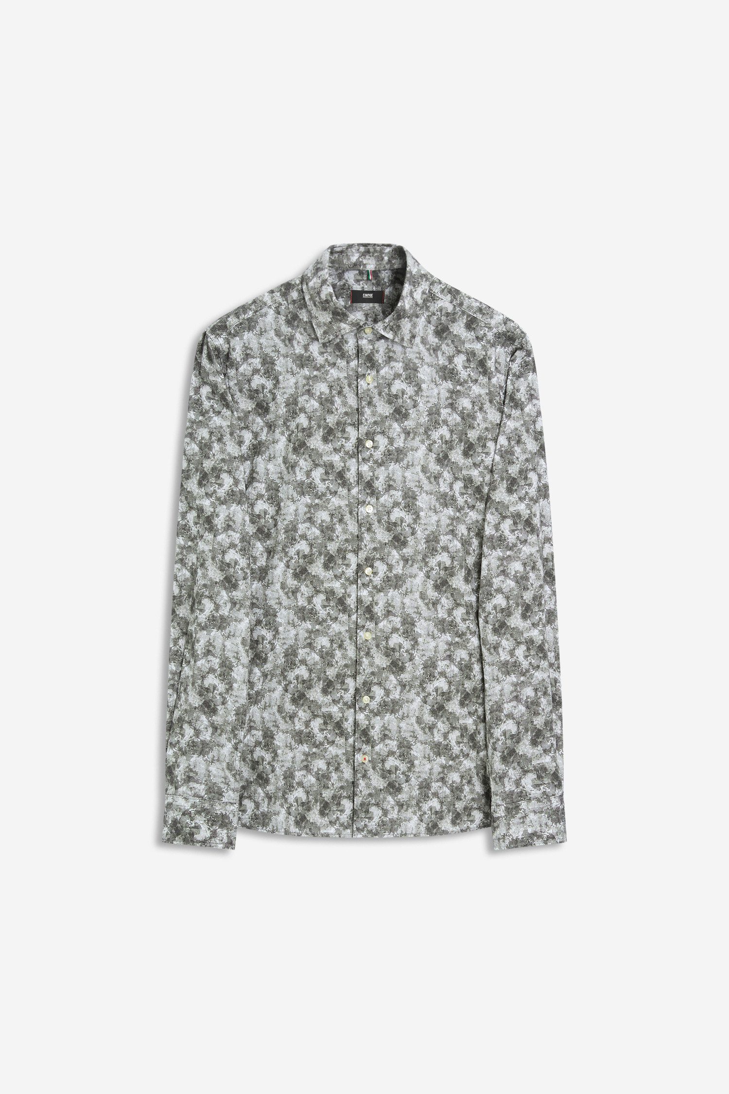 Cinque Langarmhemd CISTEVEN in Allover-Druck