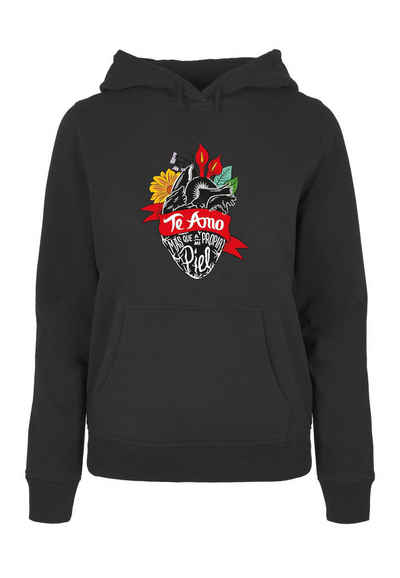 Merchcode Kapuzenpullover Damen Ladies Frida Kahlo Te Amo Hoody (1-tlg)