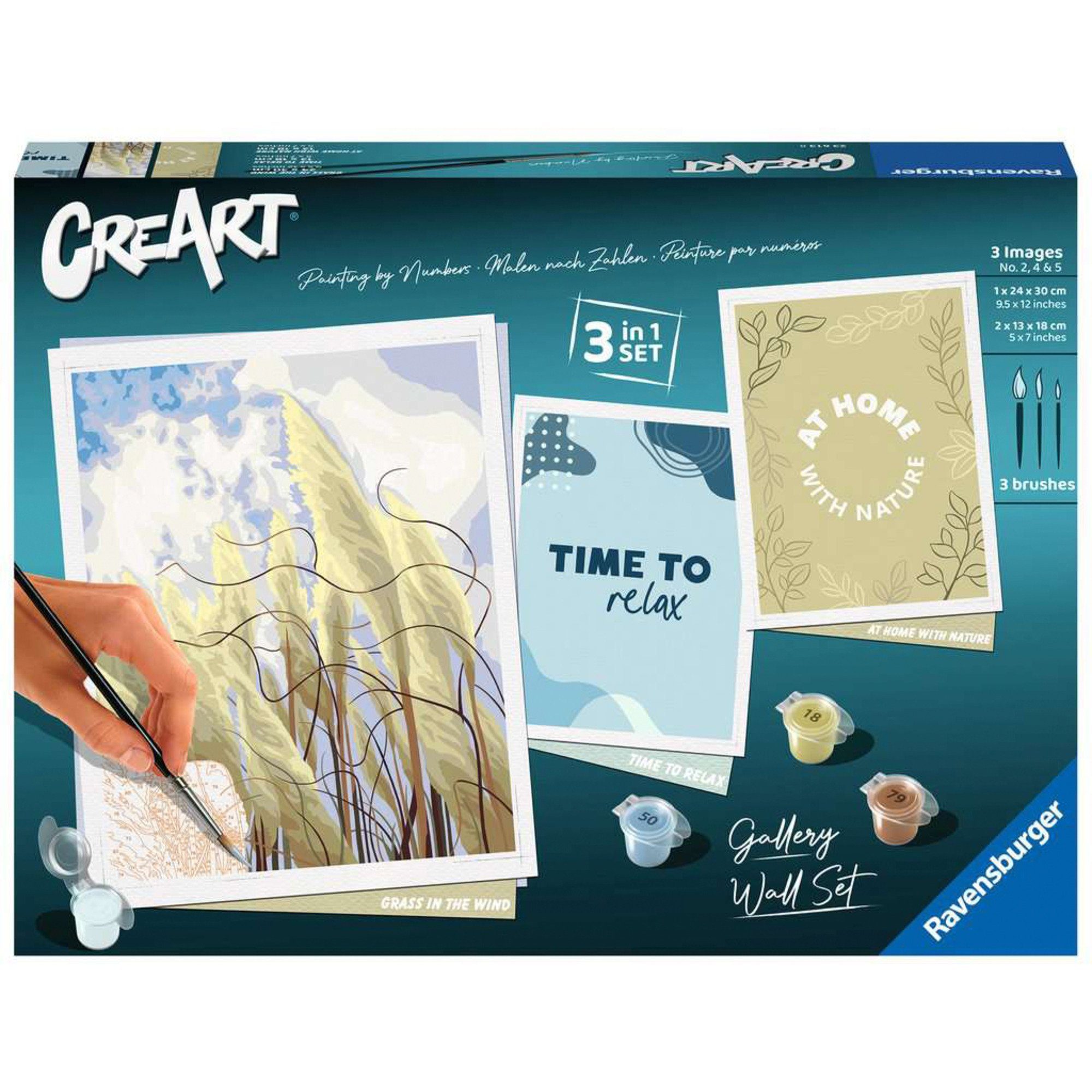 Ravensburger Malvorlage Ravensburger CreArt Gallery Wall Set - Nature