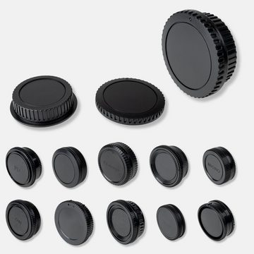 Lens-Aid Objektivrückdeckel Gehäusedeckel+ Objektivrückdeckel Set, stabiler Kunststoff, passgenau gefertigt