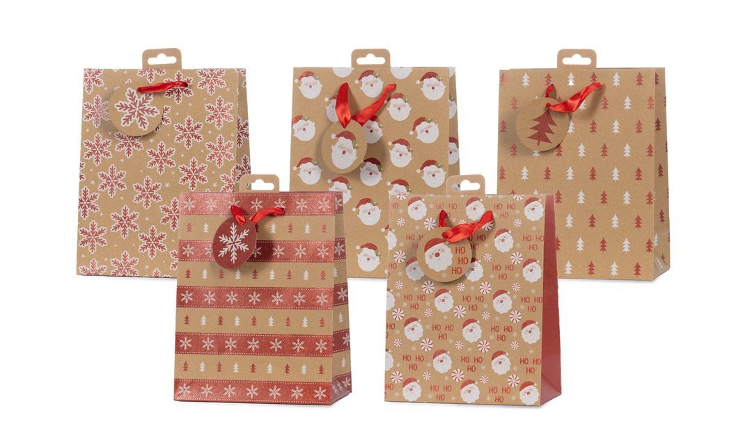 laro Geschenkbox Laro Geschenktaschen Geschenktüten Weihnachten 10/20/40/100stk Medium (40 St)