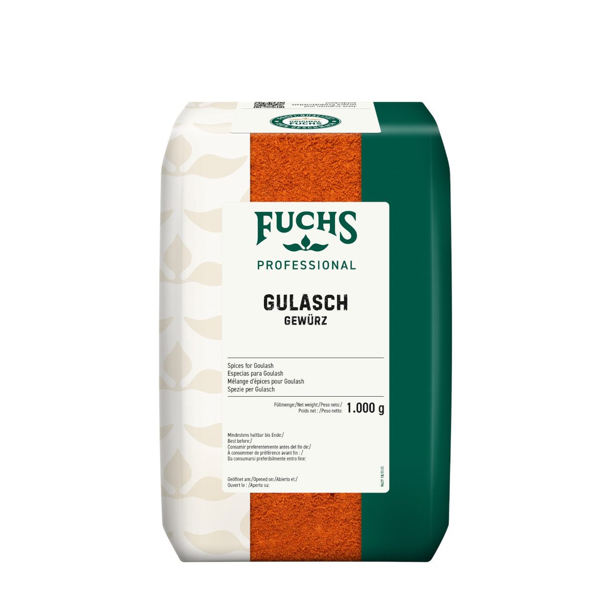 Fuchs Foodservice Gewürz, Fuchs Professional Gulasch Gewürz gemahlen für herzhafte Speisen 1000g