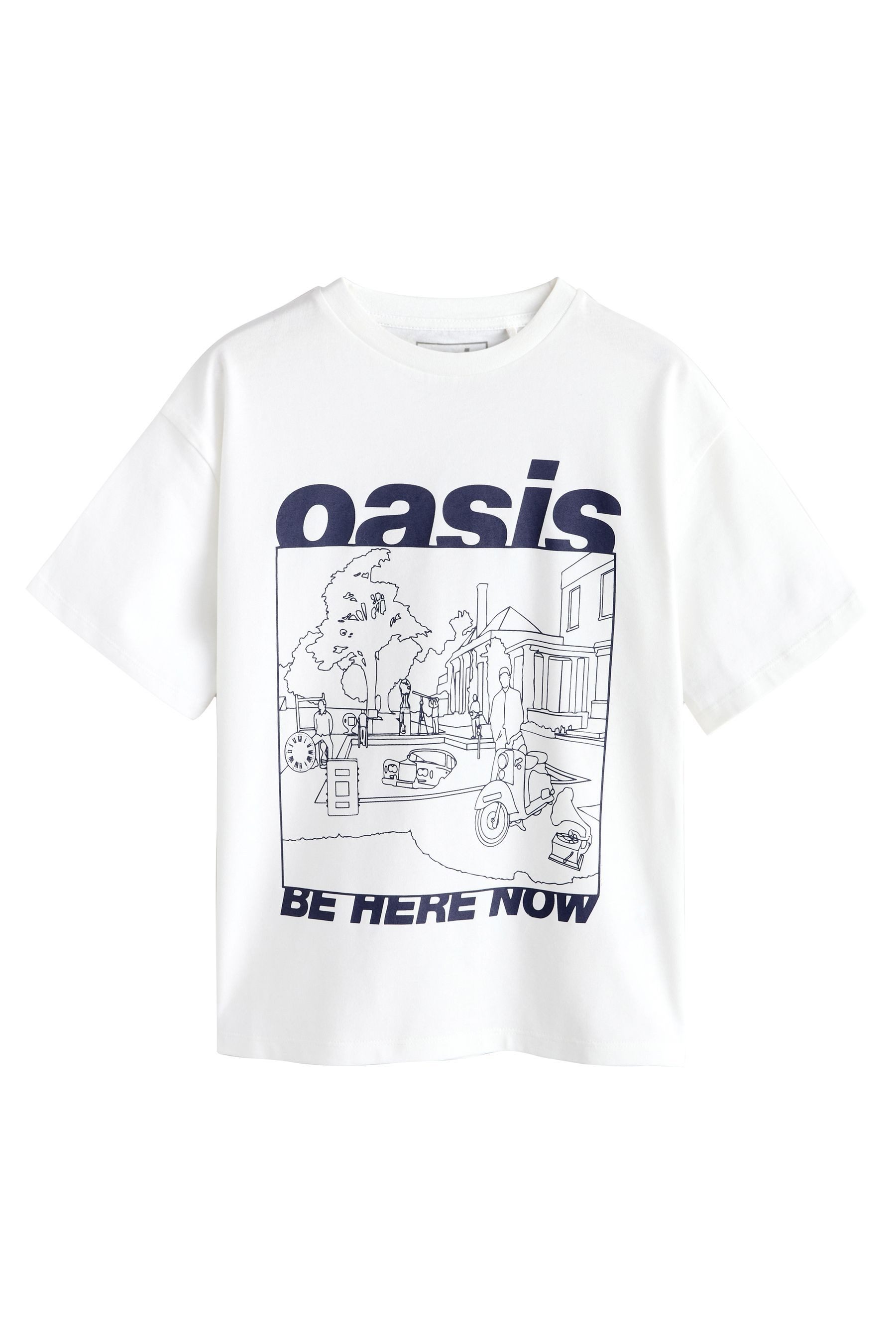 Next T-Shirt Oasis Oversized Fit T-Shirt mit Grafik (1-tlg)