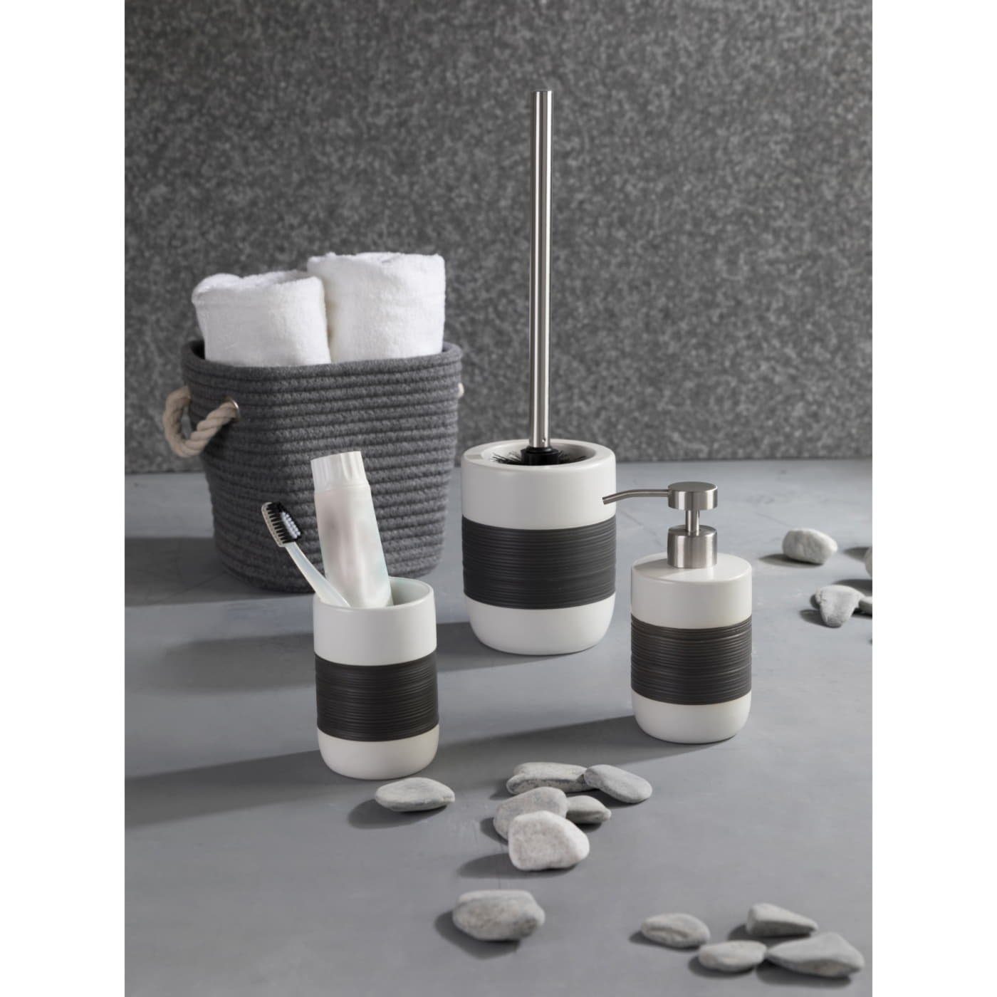 Testrut Seifenspender Testrut Seifenspender Athen, Weiß/grau