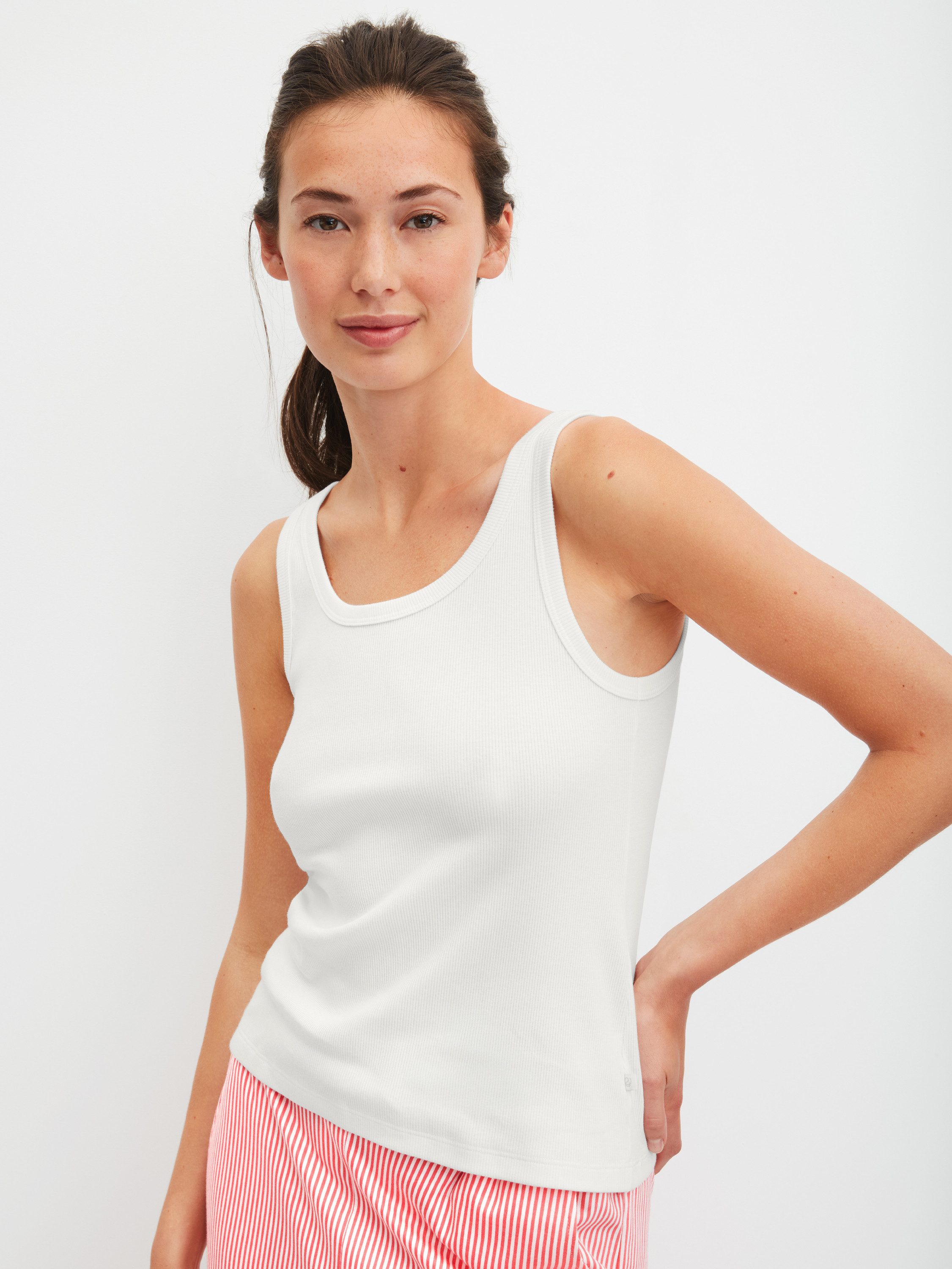 CALIDA Tanktop Favourites Beach Damen (1-tlg) Rippstruktur, weiche Qualität günstig online kaufen