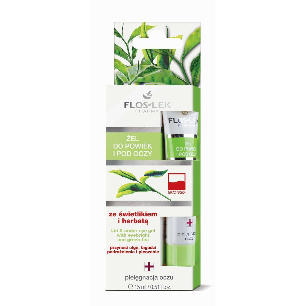 Floslek Körperpflegemittel Flos Lek Lid & Under Eye Gel With Eyebright And Green Tea