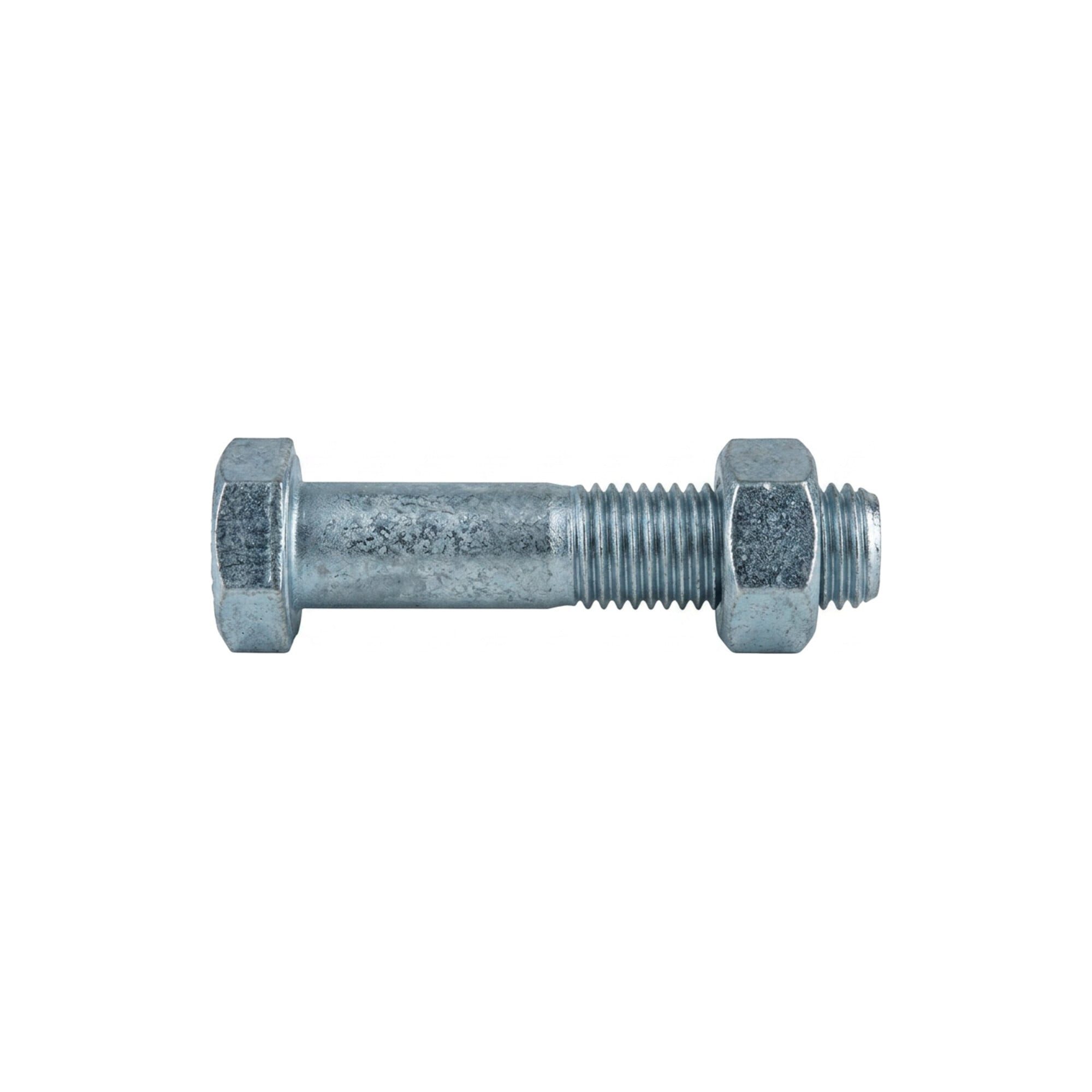 Contorion Schraube DIN 7990 Sechskant-Schaftschraube M20x45 Stahl 4.6 feuerverzinkt m. Mu