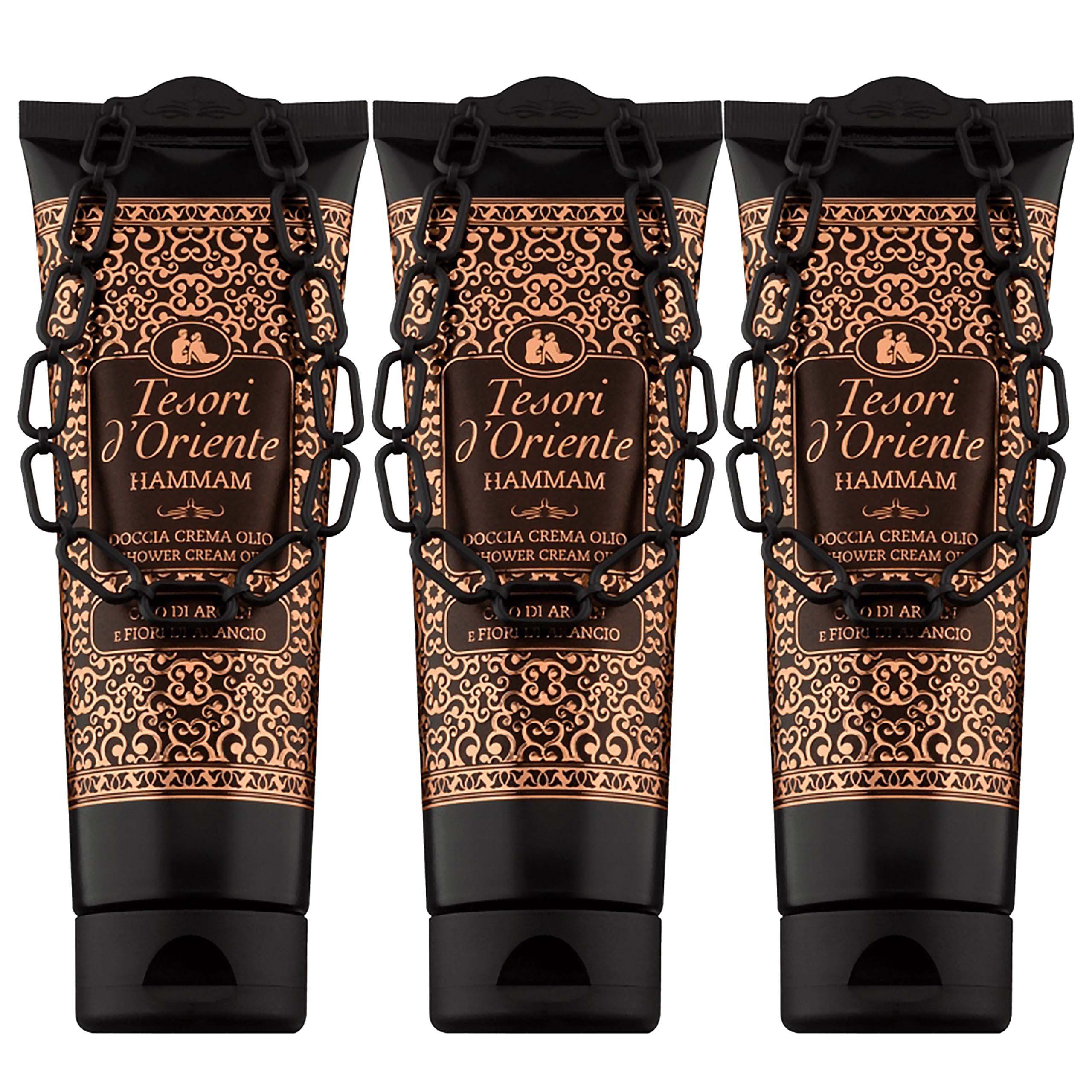 Tesori d´Oriente Duschgel Tesori d'Oriente Hammam Duschgel mit Arganöl 250ml, 3-tlg.