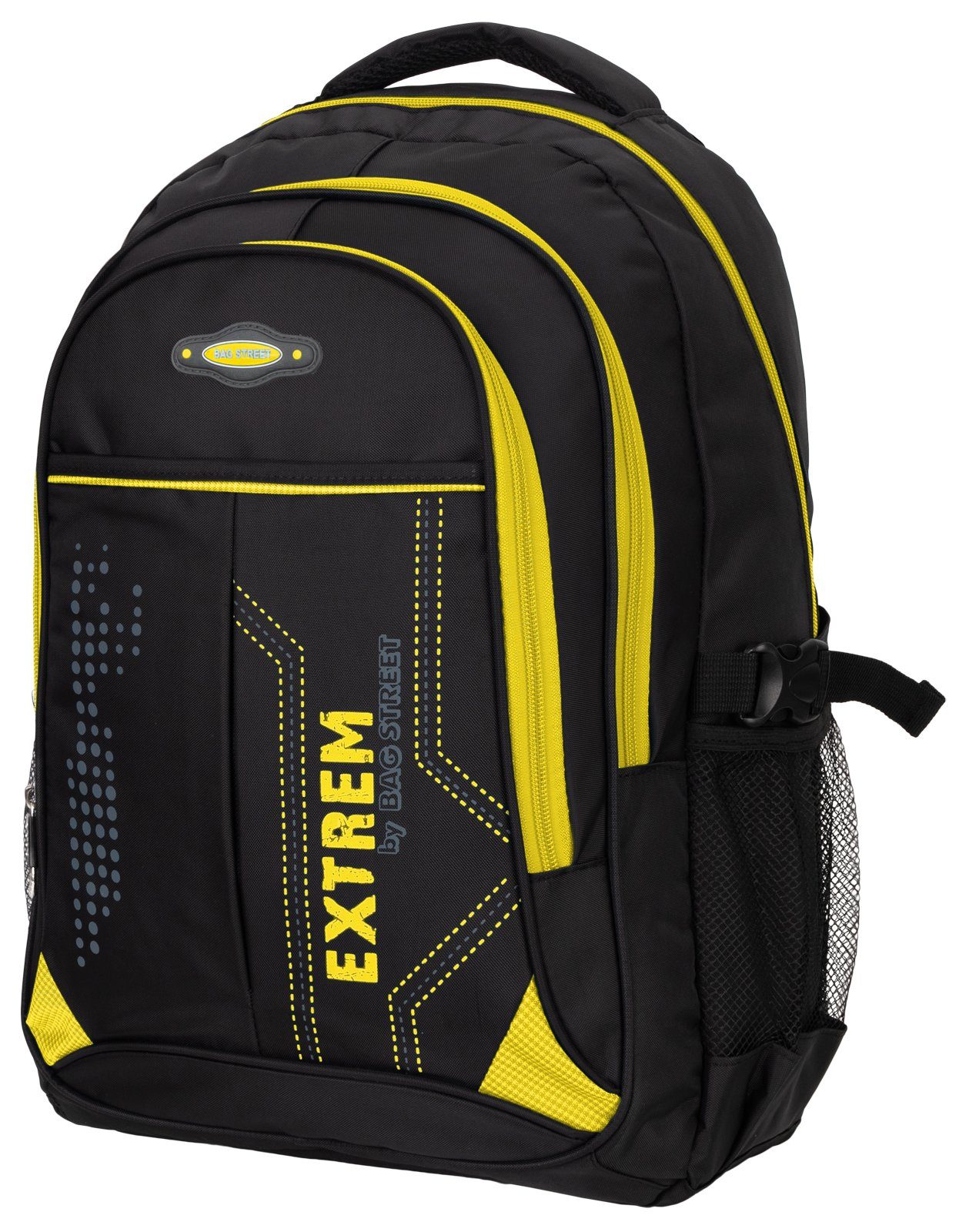 BAG STREET Rucksack Bag Street Rucksack Sport Reisen Arbeit Freizeit Schulrucksack Gelb, Freizeitrucksack, Sportrucksack, Businessrucksack – Bild 4 von 5
