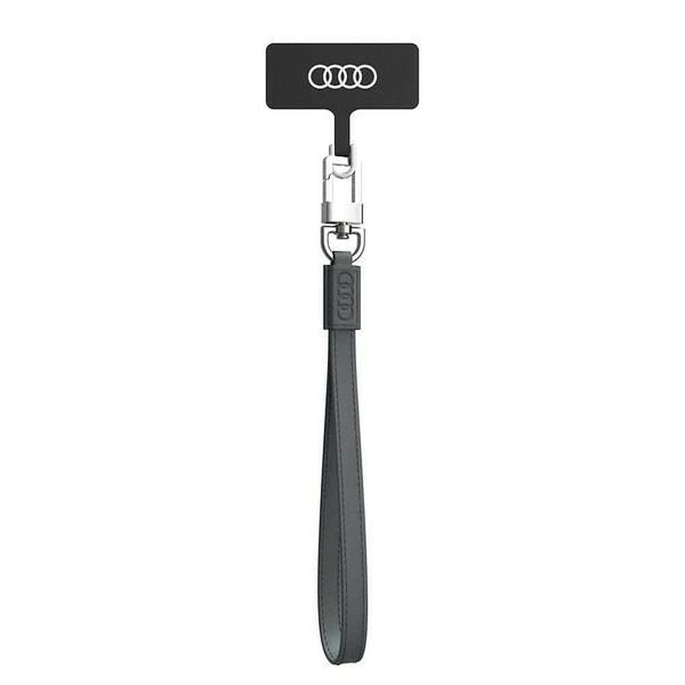 Audi Universal Handyband Trageschlaufe Handgelenkschlaufe, Handyhülle, Smartphone, (Spar-Set, 1-tlg., 28 x 1 cm universal), Kunstleder, 28 cm, ladekompatibel, universal