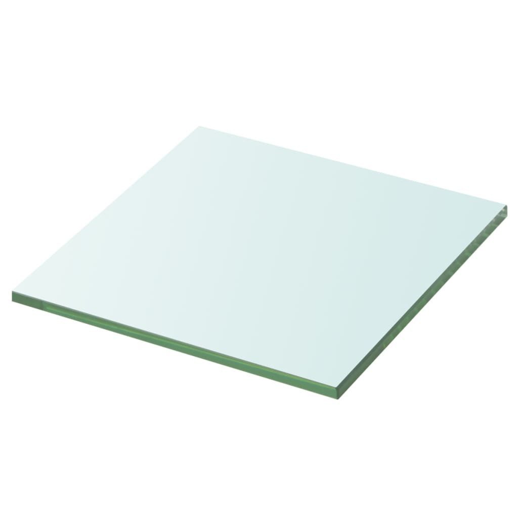 vidaXL Regal Regalboden Glas Transparent 30x30 cm, 1-tlg.