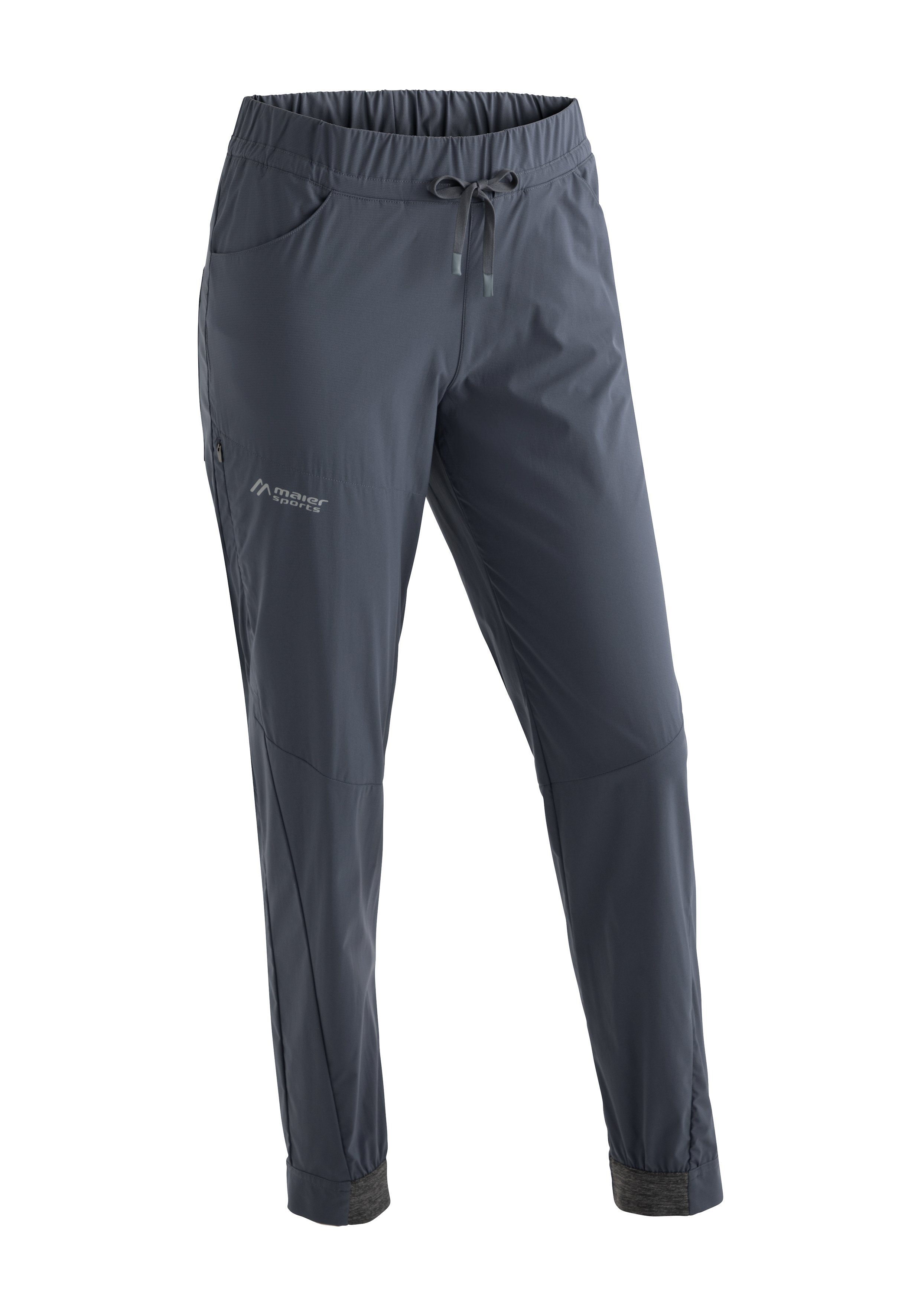 Maier Sports Outdoorhose Fortunit W Damen Trekkinghose Outdoor-Hose, XR lange Wanderhose, graublau