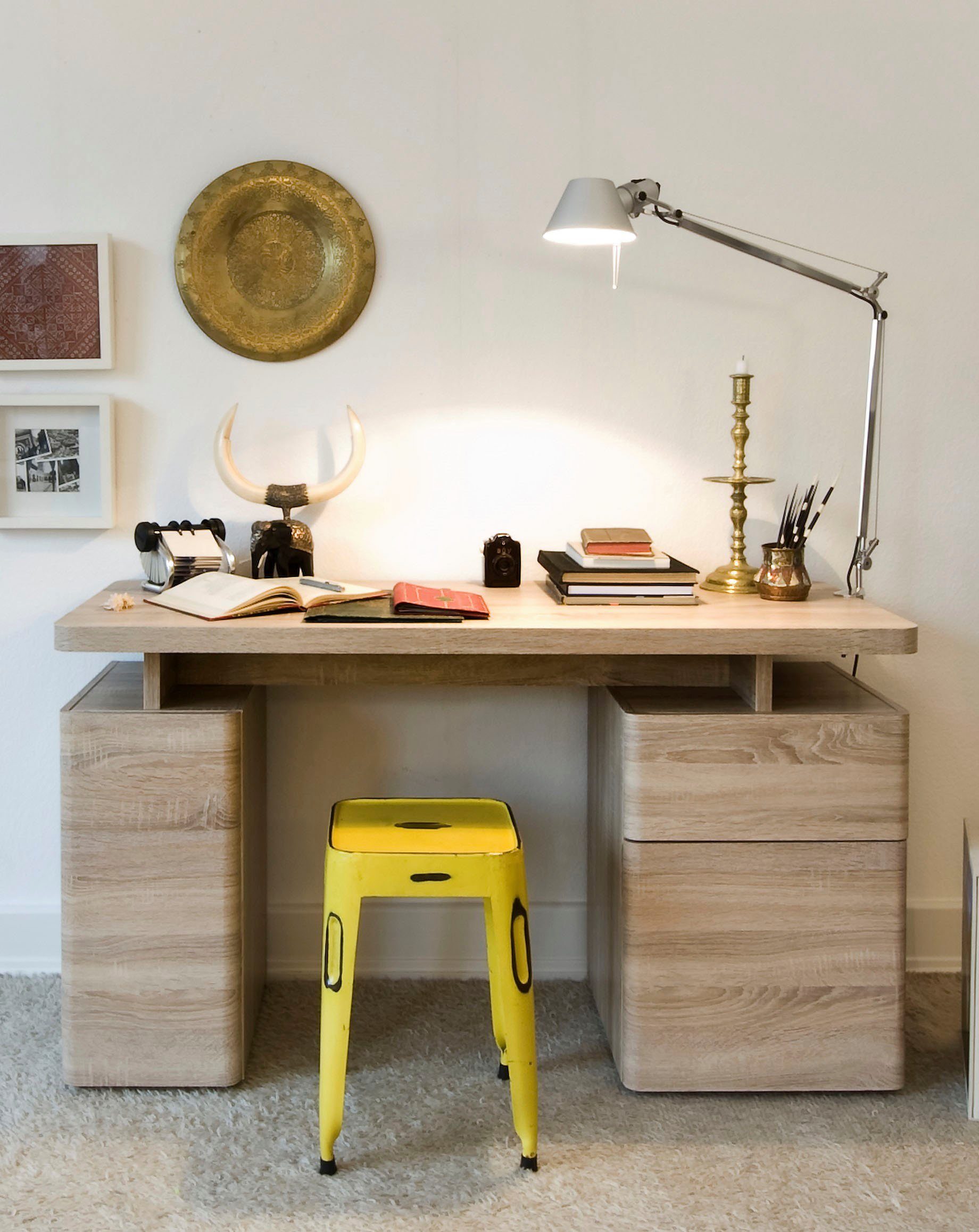 Jahnke Schreibtisch CU-LIBRE 140 (1-St), Platzsparender günstig online kaufen