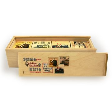 Kollektion Karthaus Spiel, Memory - Gedächtnisspiel Memory aus Holz I Handgefertigt I Nostalgie-Motive - Wie es früher war, Handgefertigt aus Holz zu 100% in Deutschland