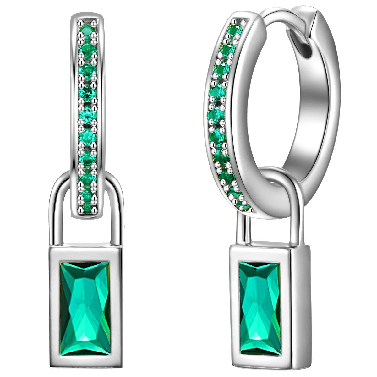 Glanzstücke München Paar Creolen silber, Creolen Sterling Silber Zirkonia g günstig online kaufen