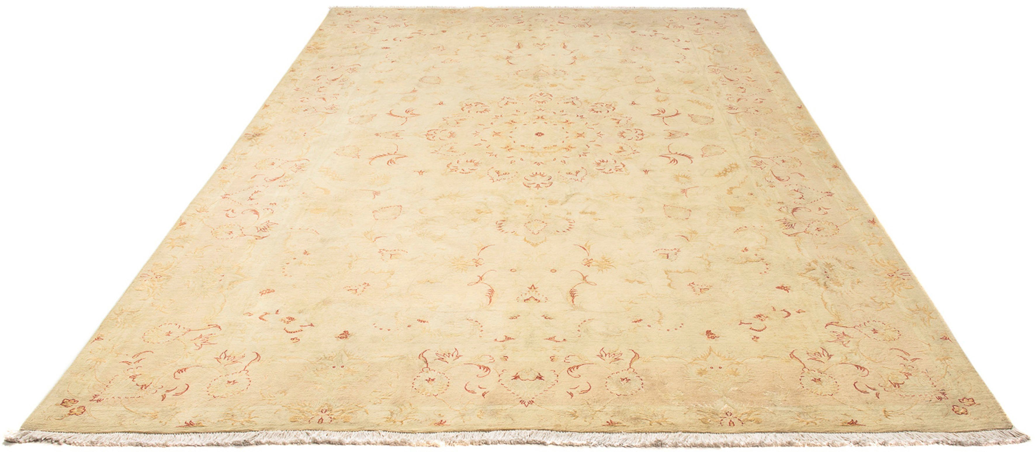 Orientteppich Perser - Täbriz - Royal - 298 x 198 cm - hellbraun, morgenland, rechteckig, Höhe: 7 mm, Wohnzimmer, Handgeknüpft, Einzelstück mit Zertifikat