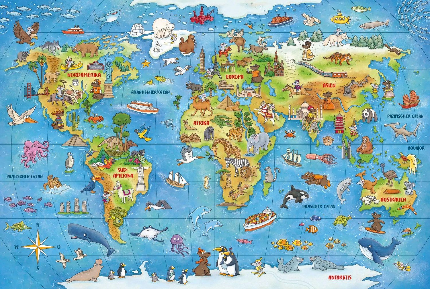 Schmidt Spiele Puzzle Reise um die günstig online kaufen