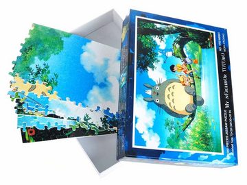 GalaxyCat Puzzle Totoro Puzzle mit 1000 Teilen, 75x50cm, Motiv:, 1000 Puzzleteile, Totoro Puzzle mit 1000 Teilen
