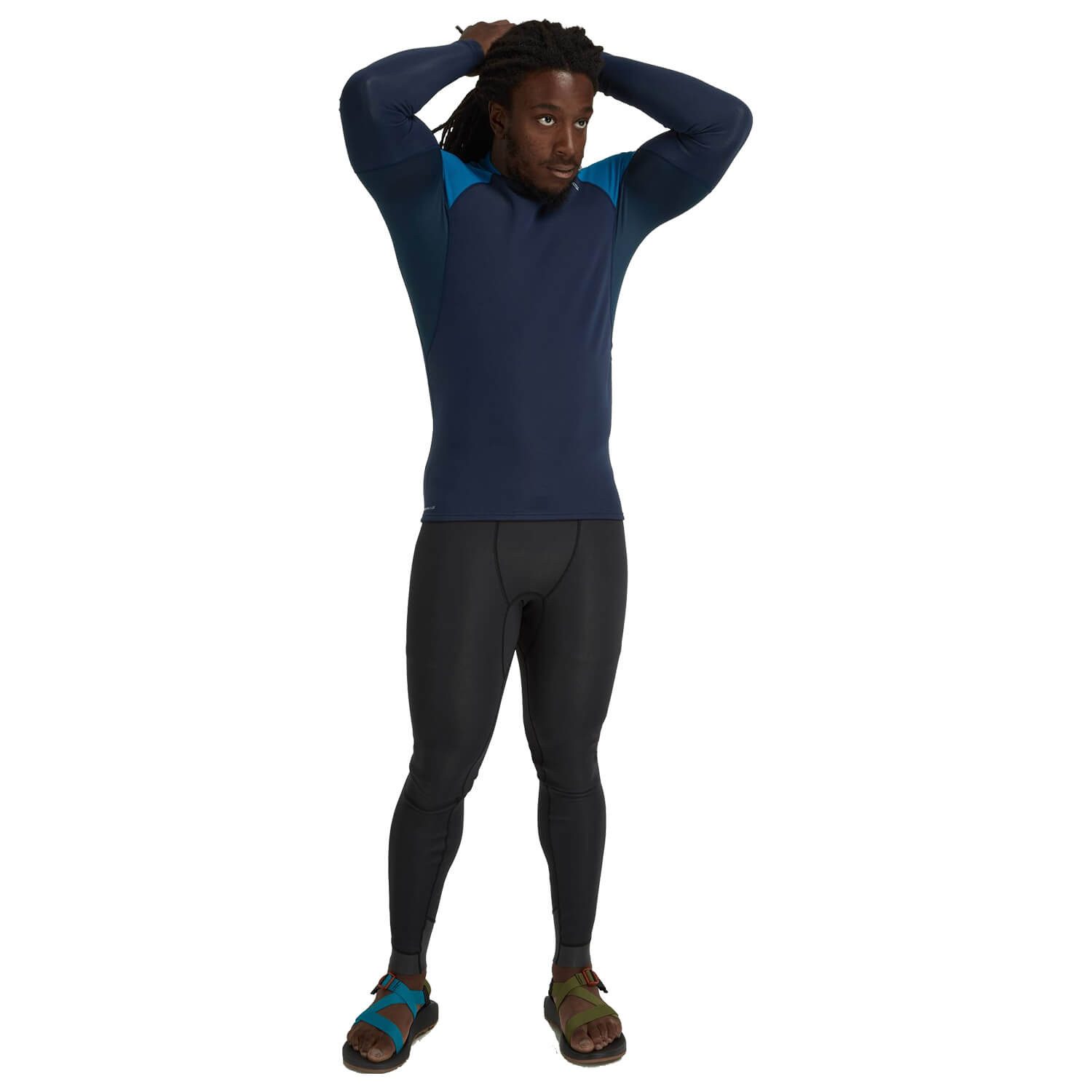 NRS Neopren Shirt NRS Neopren Shirt Hydroskin 0.5 Langarm Navy Herren Neopren Oberteil