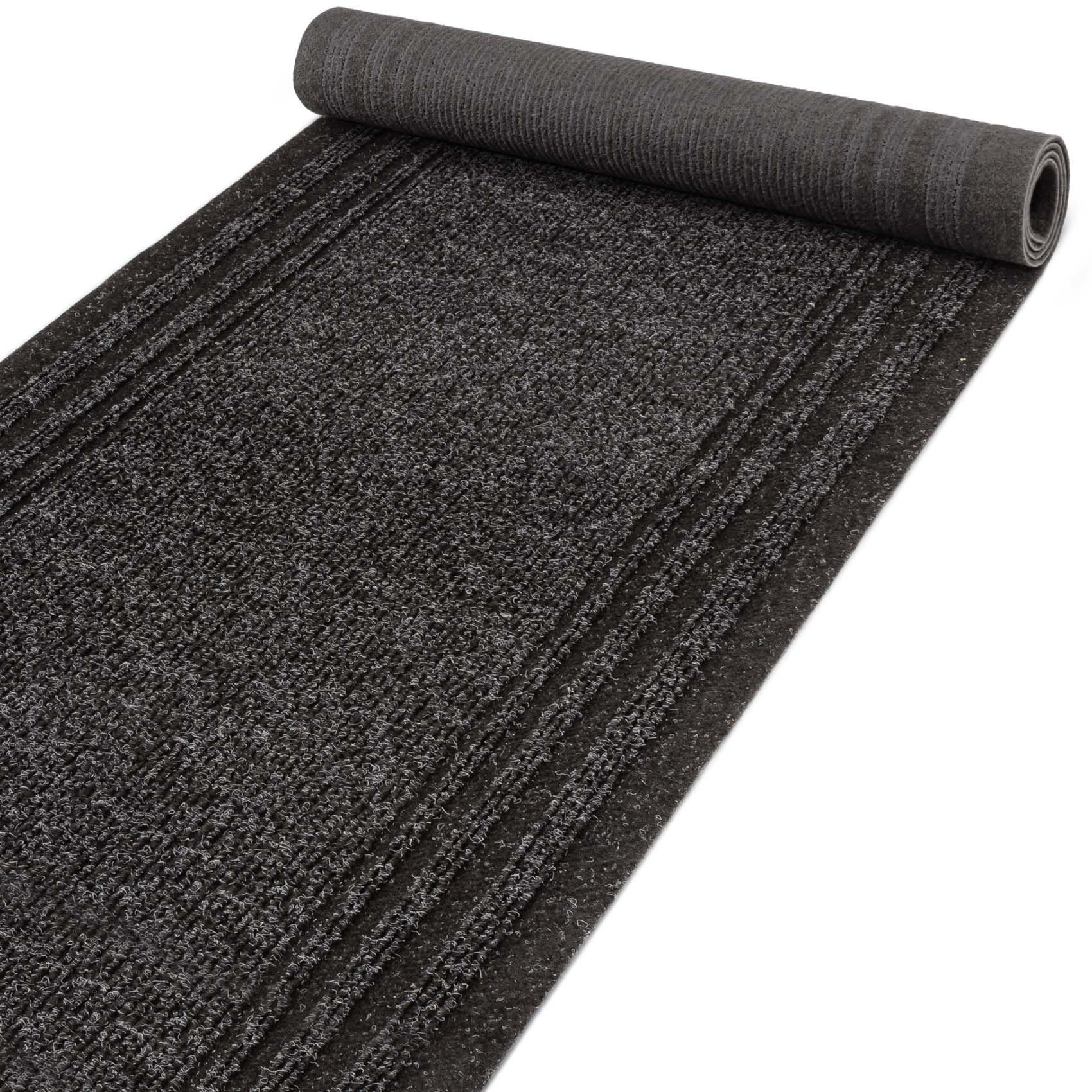 Küchenläufer Teppich Flurläufer ANRO, Läufer Wassera, Textil PASSAT Rechteckig, 5 Textil Gestreift Robust Creme Höhe: mm