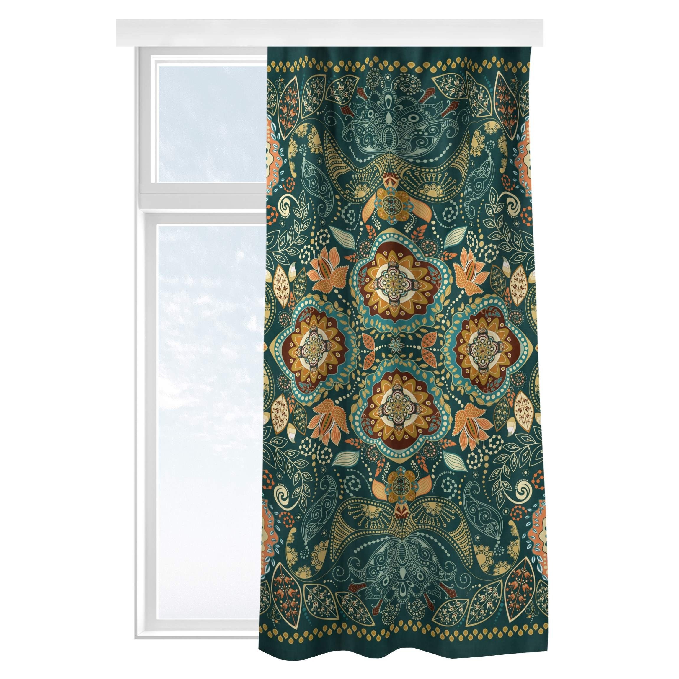 Bilderdepot24 Vorhang Gardine Muster Boho Muster günstig online kaufen