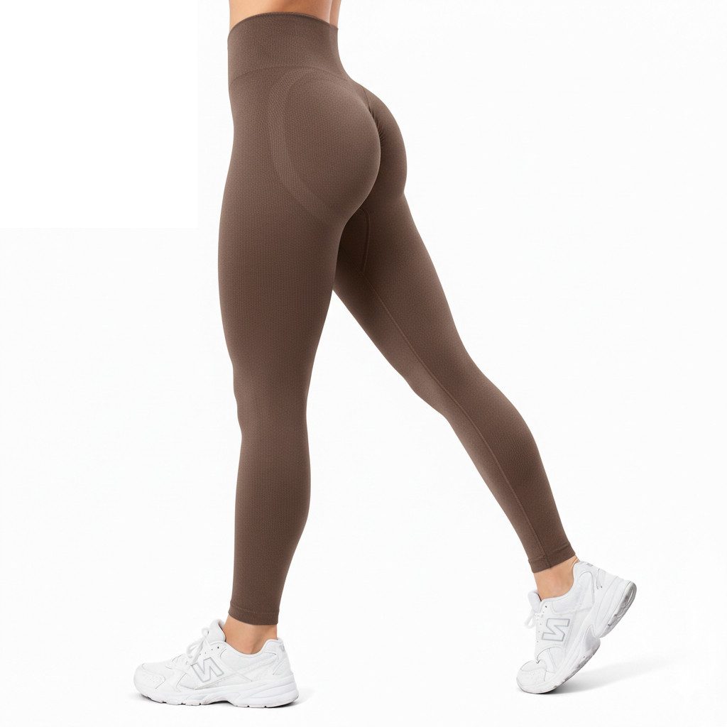 Smilodox Leggings Shayla, High Waist Yogahose mit Push-up-Effekt, nahtlos & enganliegend Booty Scrunch Sport Hose, atmungsaktiv & schnelltrocknend, Workout