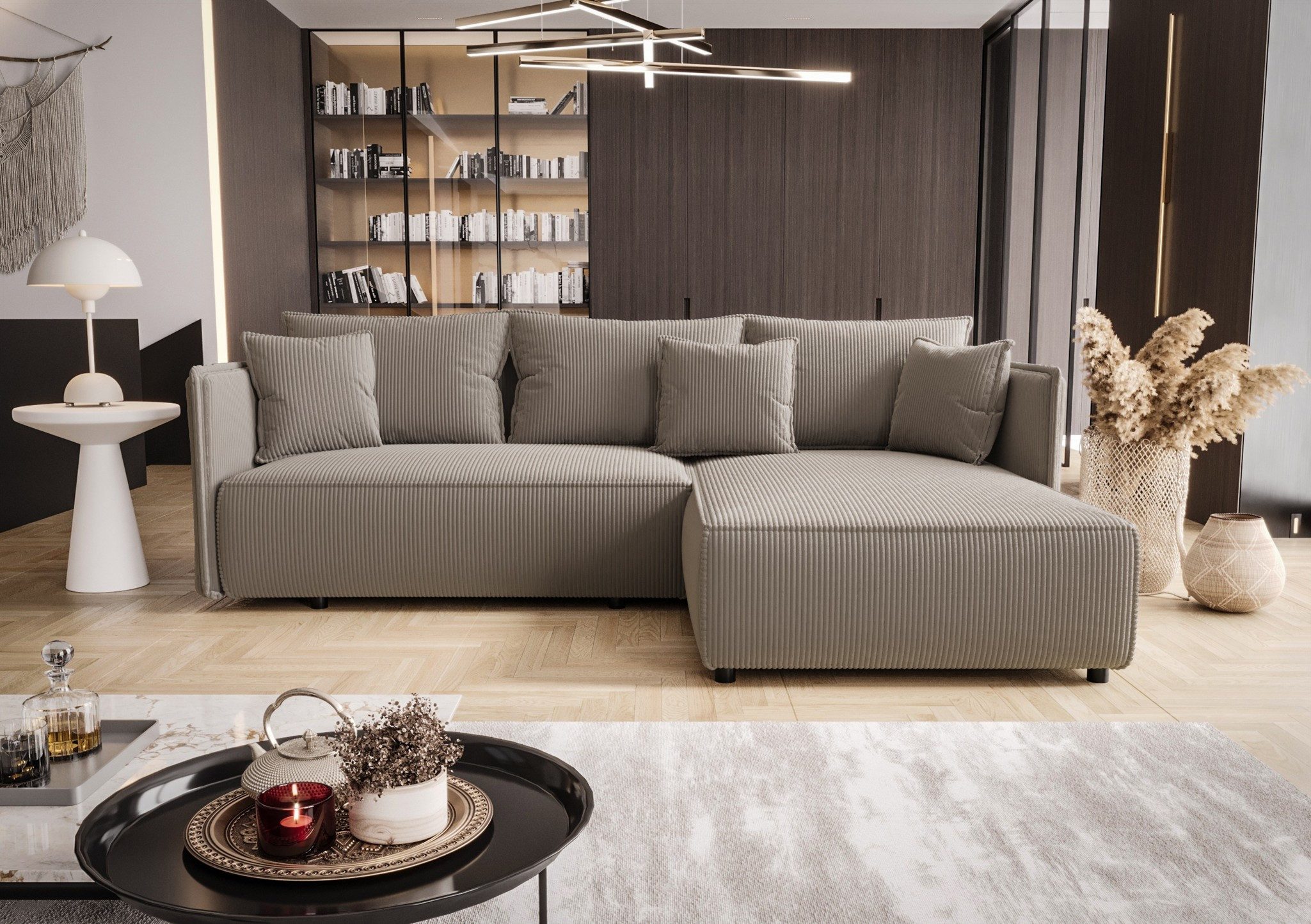 Fun Möbel Ecksofa Schlafsofa Sofa EVORA günstig online kaufen