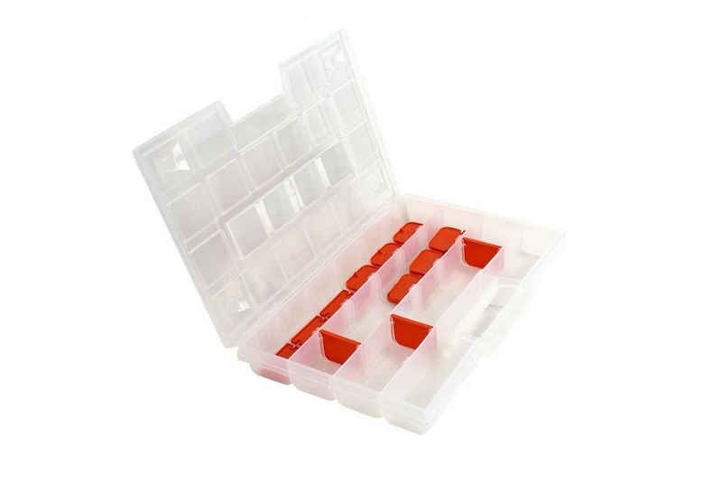 Prosperplast Aufbewahrungsbox Kleinteilemagazin NOrt12 Organizer Sortimentskasten Kleinteilebox Schr